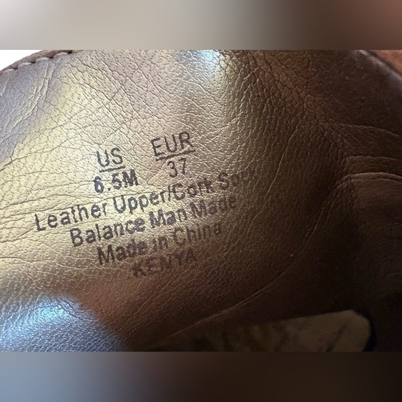 New Sam Edelman women’s wedge sandals suede leather upper cork heels Size 6.5 - Picture 3 of 8